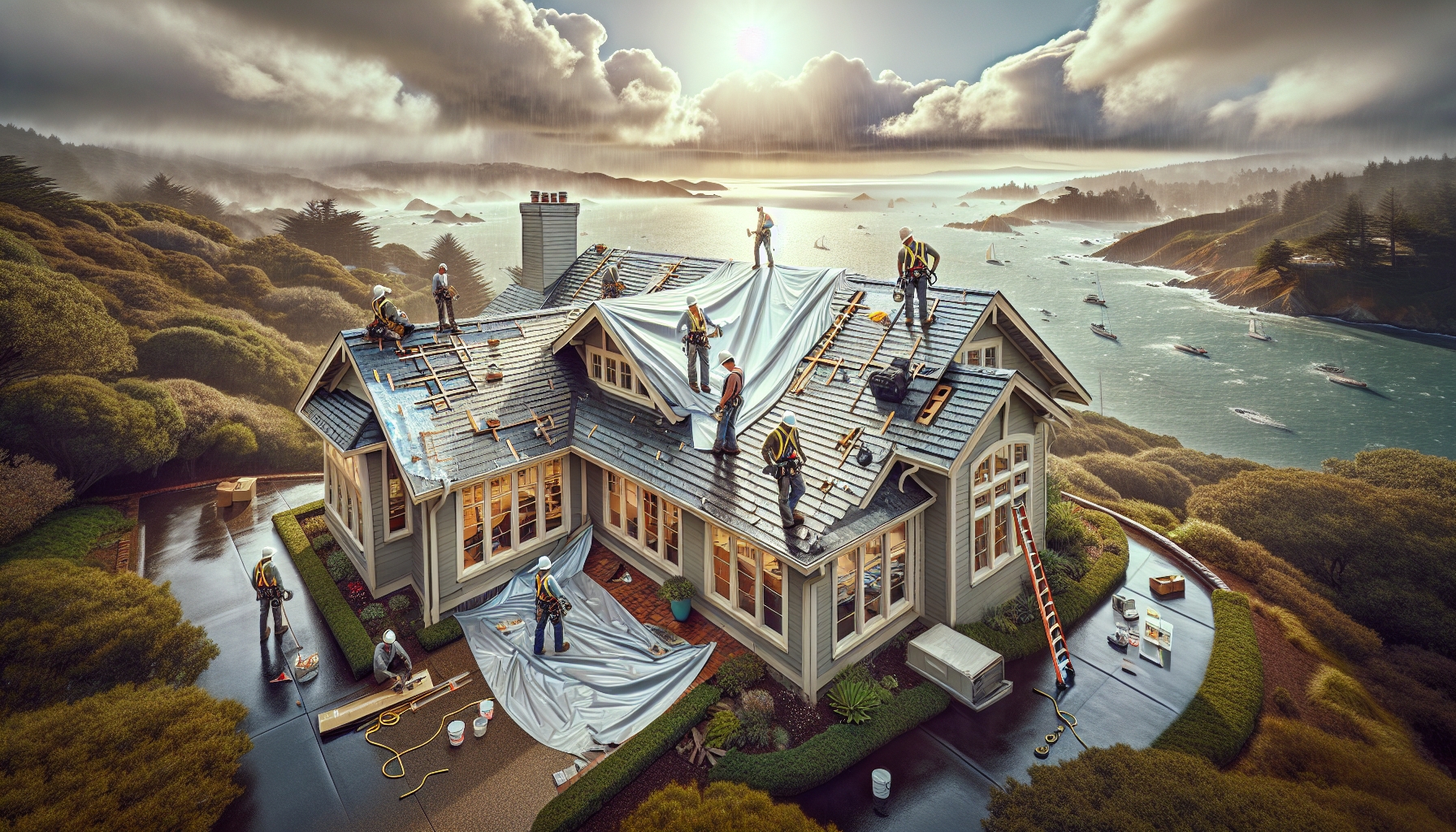 Roof Moss Removal Marin County